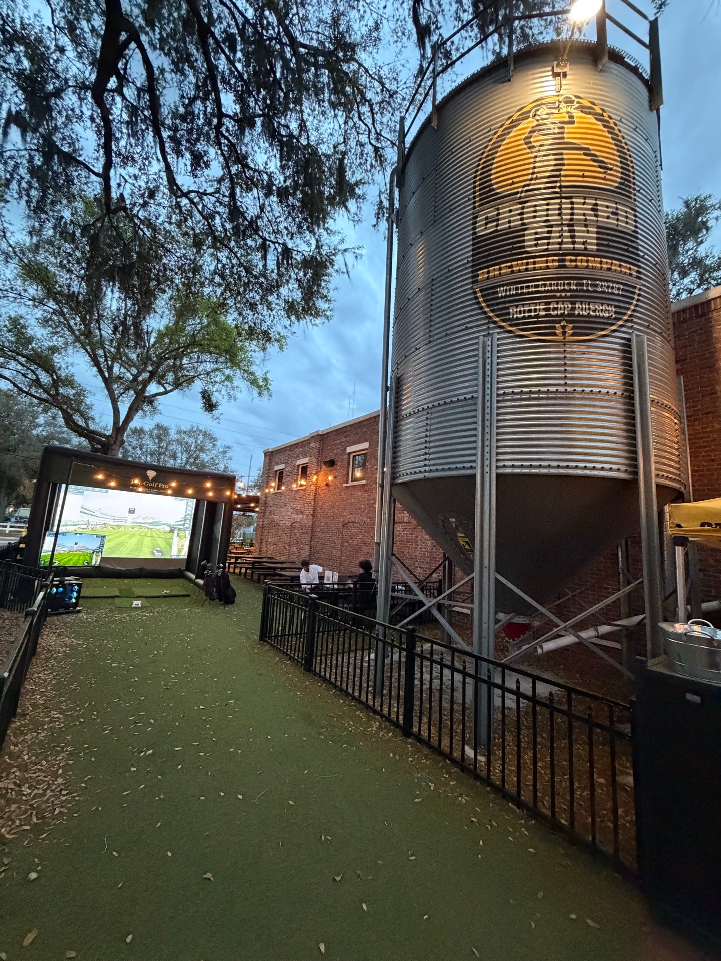 Guests enjoying Pop Golf Pro experience