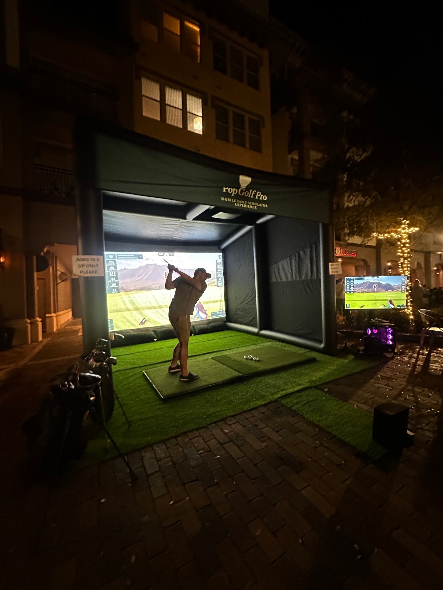 Pop Golf Pro event setup