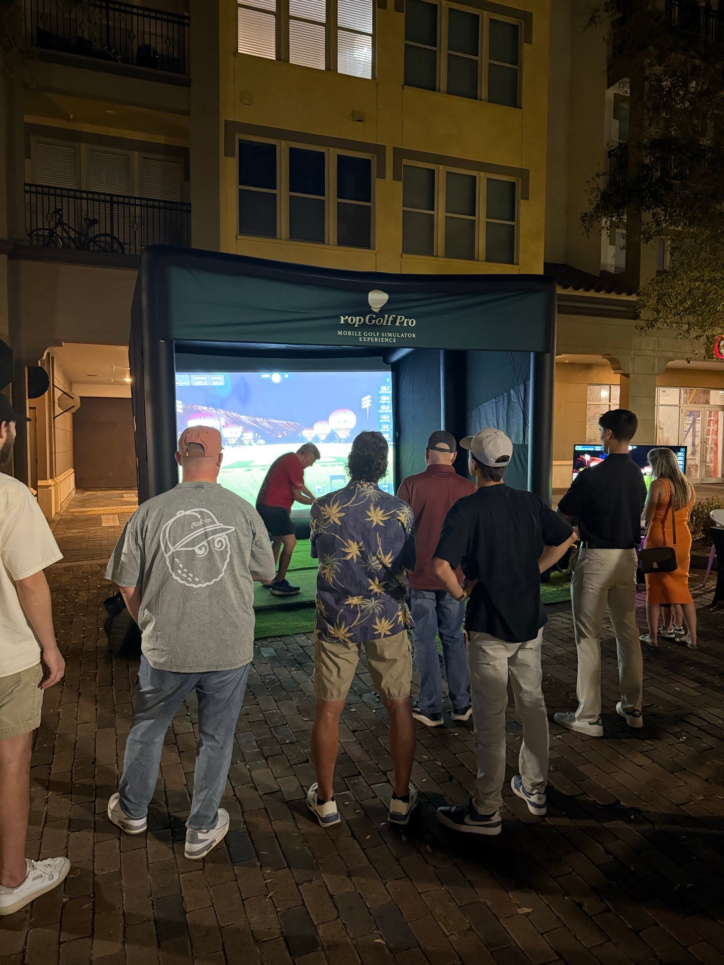 Pop Golf Pro services event