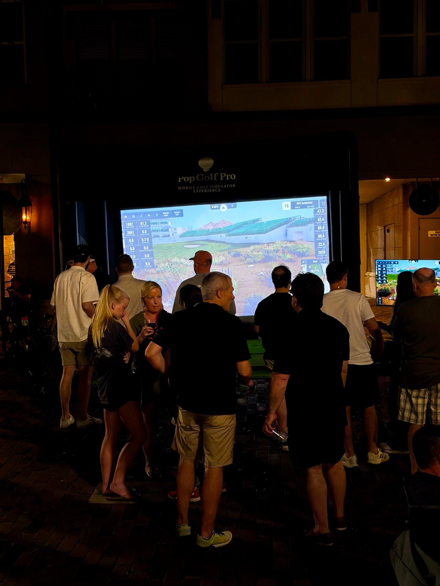 Golf simulator equipment included setup